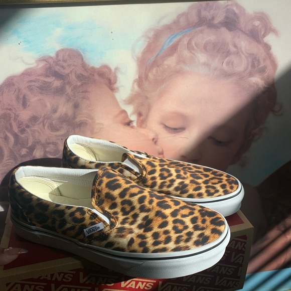 leopard print vans size 7